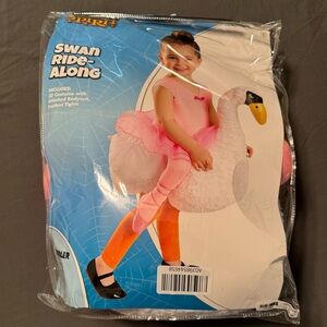 NWT toddler ride on swan costume